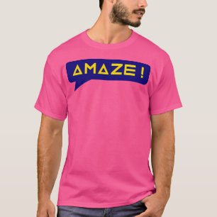 T-shirt Projet Hail Mary - Amaze (Jaune Sur Bleu)