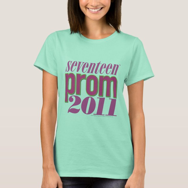 T-shirt Prom 2011 - Lt. Pink (Devant)