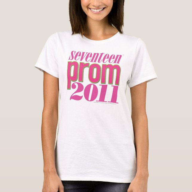 T-shirt Prom 2011 - Lt. Pink (Devant)