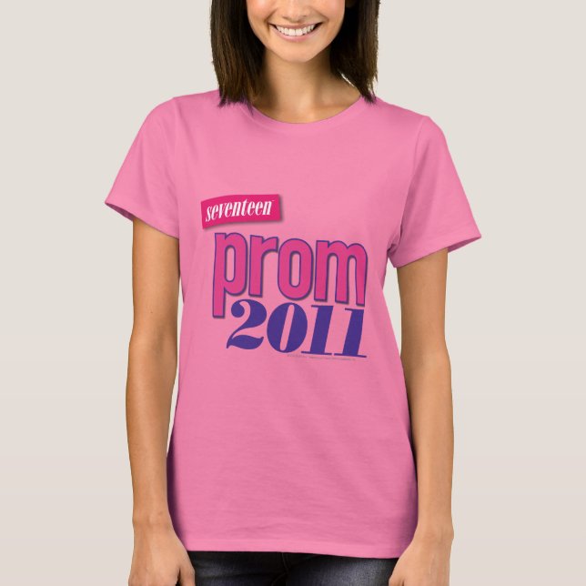 T-shirt Prom 2011 - Rose (Devant)