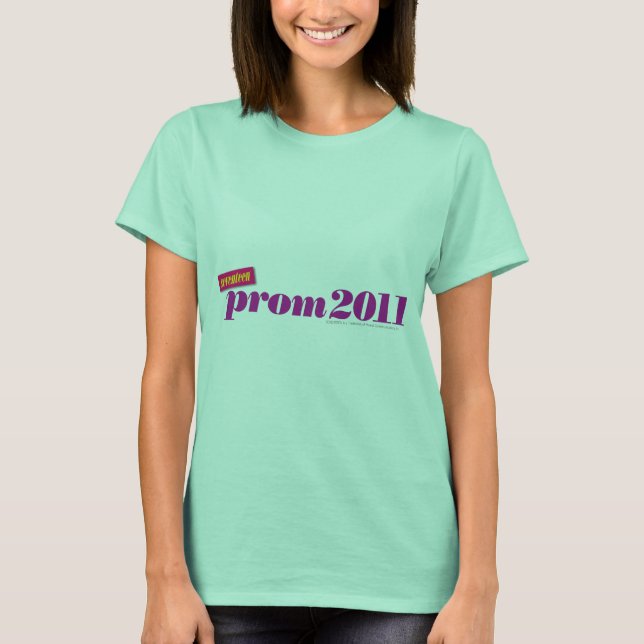 T-shirt Prom 2011 - Violet (Devant)