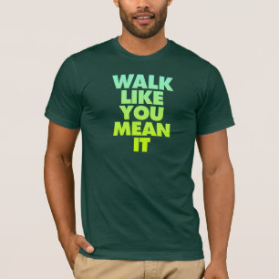 T-shirt Promenade comme vous moyen il message de