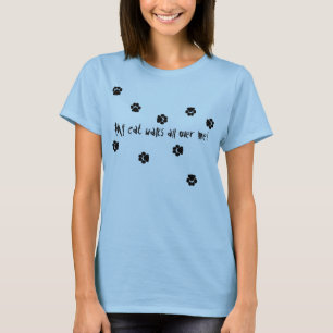 T-shirt Promenade de chat