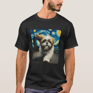 T-shirt Promenade de Shih Tzu pour les amoureux de chien S