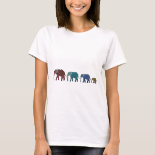T-shirt Promenade d'éléphant africain