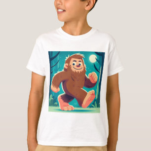 T-shirt Promenade Lune : Le Joyeux Bigfoot