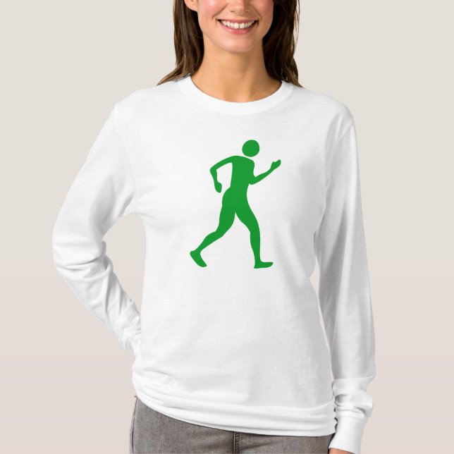 T-shirt Promenade - Vert herbe (Devant)