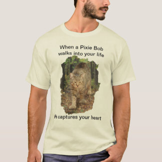 T-shirt Promenades de chat de Bob de lutin dans votre