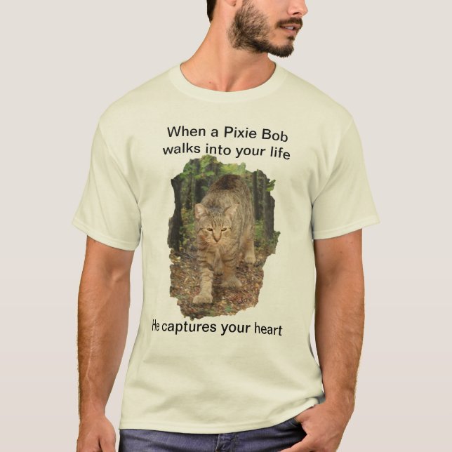 T-shirt Promenades de chat de Bob de lutin dans votre (Devant)