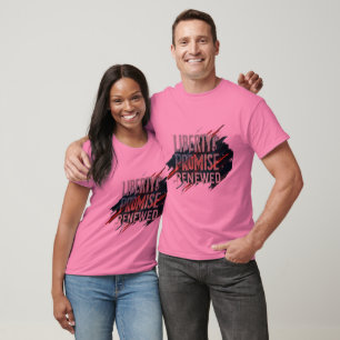 T-shirt Promesse de la liberté renouvelée - Un hommage à l