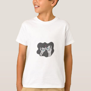 T-shirt Promesse des mains de Skeleton Heart