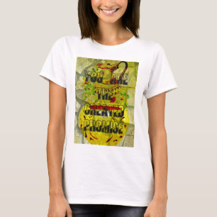T-shirt Promesse d'or : Le script doré du destin