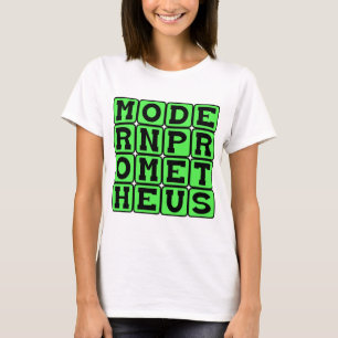 T-shirt Prométhée moderne, Frankenstein de Mary Shelley
