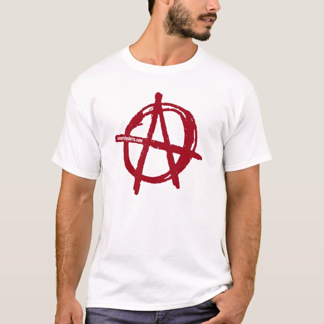 T-shirt Promo T de chemises d'anarchie (Devant)