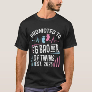 T-shirt Promoté À Big Brother Of Twins Est 2026 Baby Sho