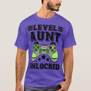T-shirt Promoté À Joueur De Jeu Déverrouillé De Niveau Tan