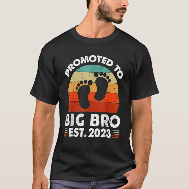 T-shirt Promoted To Big Bro 2023  I'm Going To Be A Big Br (Devant)