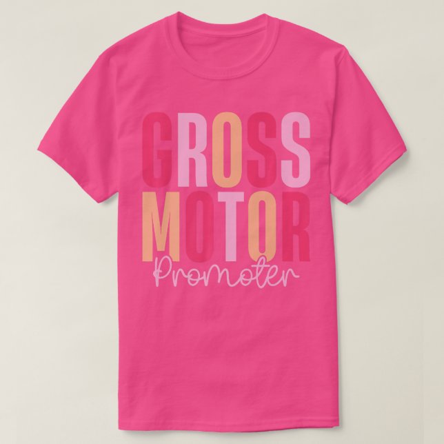T-shirt Promoteur automobile brut PT Thérapie physique péd (Design devant)