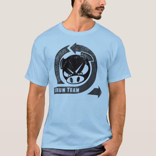 T-shirt Promoteur de bousculade - avec la boucle et le (Devant)