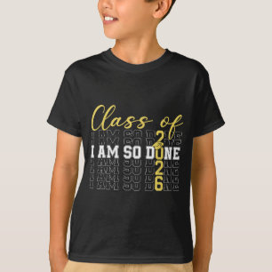 T-shirt Promotion 2026 j'en ai fini casquette de fin d'étu
