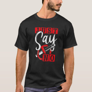 T-shirt Promotion anti-tabac Dites simplement pas de fumée