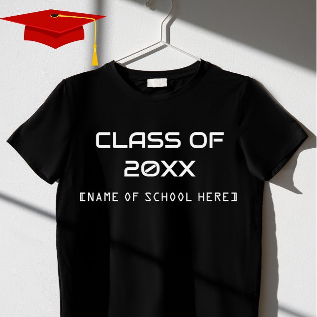 T-shirt Promotion de diplômés noirs (Créateur téléchargé)