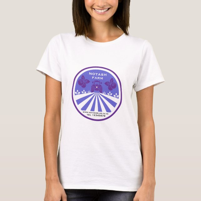 T-shirt Promotion U-Pick Blueberry Farm (Devant)