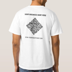 T-Shirt Promotionnel avec Code QR de Votre Entrepr