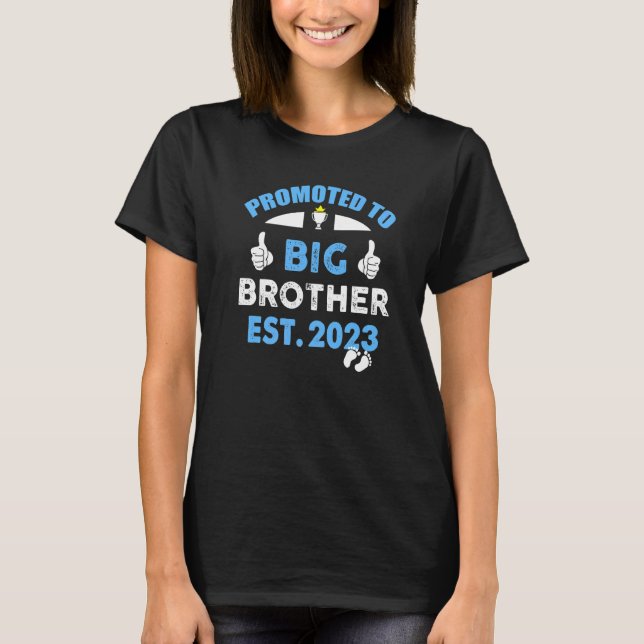 T-shirt Promu À Big Bro Je vais être un Big Brother (Devant)