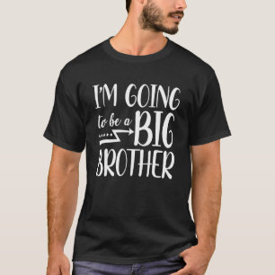 T-shirt Promu À Big Bro Leveled Jusqu'À Big Brothers Sib