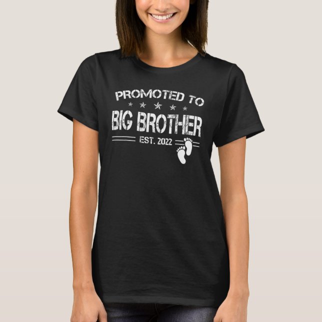 T-shirt Promu À Big Brother 2022 Pour La Première Fois Big (Devant)