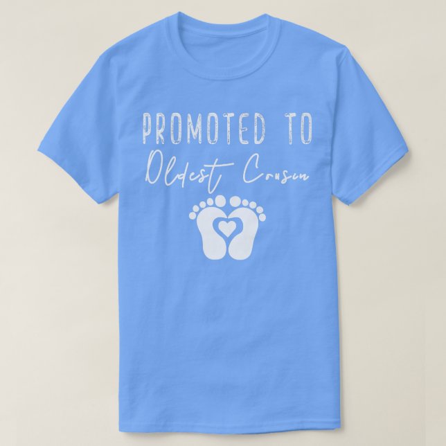 T-shirt Promu à cousin plus âgé 2022 Bientôt la Grossesse (Design devant)