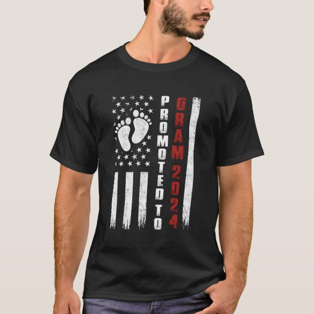 T-shirt Promu À Gram 2024 Bientôt Gram 1Ere Fois Gra (Devant)