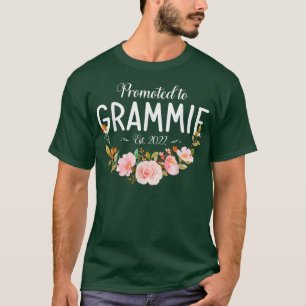 T-shirt Promu À Grammie Est 2022 Femmes Flower First Ti