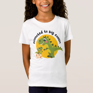 T-Shirt Promu à grand cousin - gosse dinosaure (lumière)