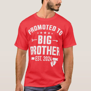 T-shirt Promu à grand frère est 2024 pour la grossesse ou