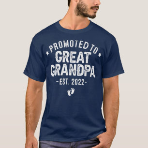 T-shirt Promu À Grand Grand-Père 2022 Bientôt Être Grand G