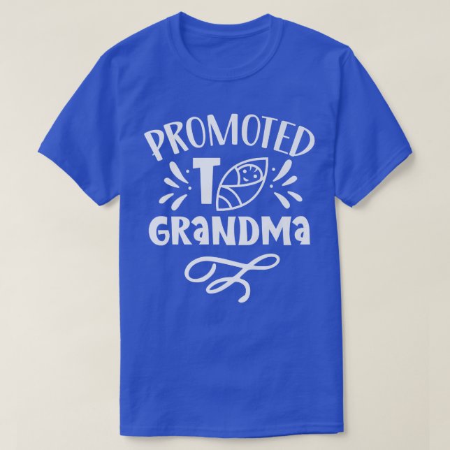 T-shirt Promu À Grand-Mère Enceinte Mignonne Première Fois (Design devant)