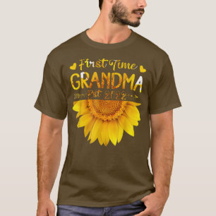 T-shirt Promu À Grand-Mère Est 2022 Première Fois Grand-Mè