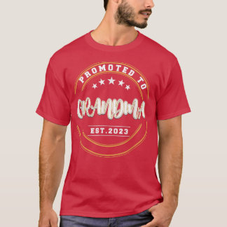 T-shirt Promu À Grand-Mère Est 2023 Grossesse Drôle Femmes