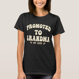 T-shirt Promu À Grand-Mère Est. Grand-mère personnalisée 2