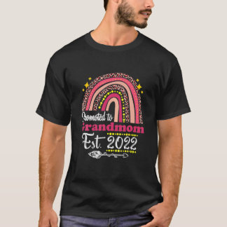 T-shirt Promu À Grand-Mère Est. Leopard Rainbow Mot 2022