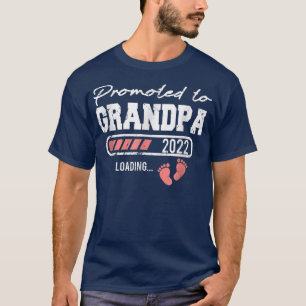 T-shirt Promu À Grand-Père 2022 Chargement Bientôt Être Gr