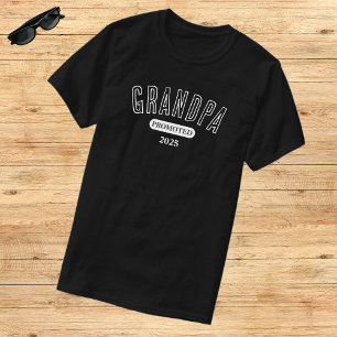 T-shirt Promu À Grand-Père Est. Année que grand-père