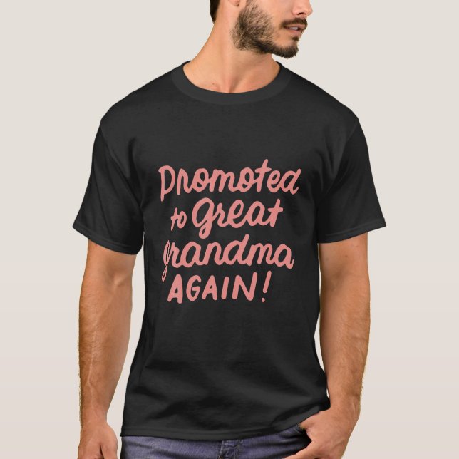 T-shirt Promu À Grande Grand-Mère Annonce De Nouveau Gross (Devant)