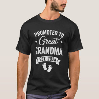 T-shirt Promu À Grande Grand-Mère Est 2025 Grossesse Annou