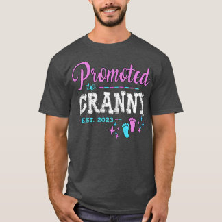 T-shirt Promu À Granny Est 2023 Grossesse Reveal Girl