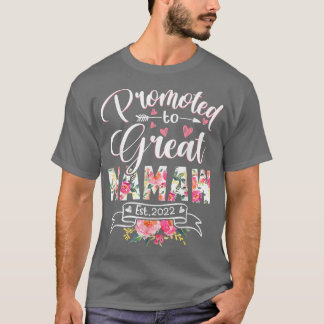 T-shirt Promu à Great Mamaw Est 2022 Floral première fois