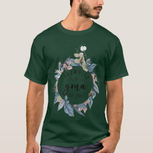 T-shirt Promu à la Fleur féminine Gma Est 2022 Première Fl