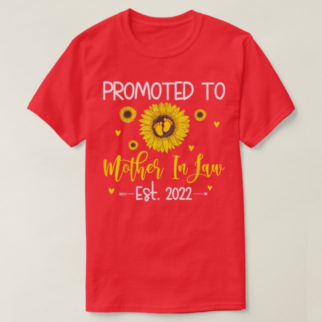 T-shirt Promu À La Mère En Droit Est 2022 Grossesse Annou (Design devant)